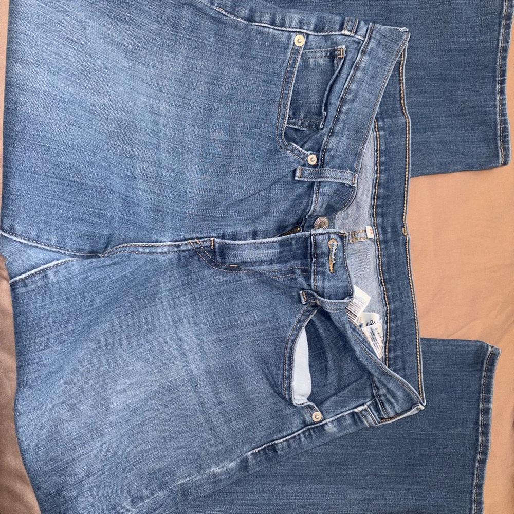 Levi's Light Blue Ankle Crop Jeans